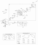 Cylinder Head Gasket Set - Engine Gasket Set - Valve Intake Manifold Diagram and Parts List for  Briggs and Stratton Engine